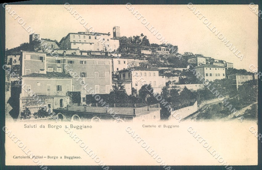 Pistoia Borgo a Buggiano saluti da cartolina JK1401 – fronte