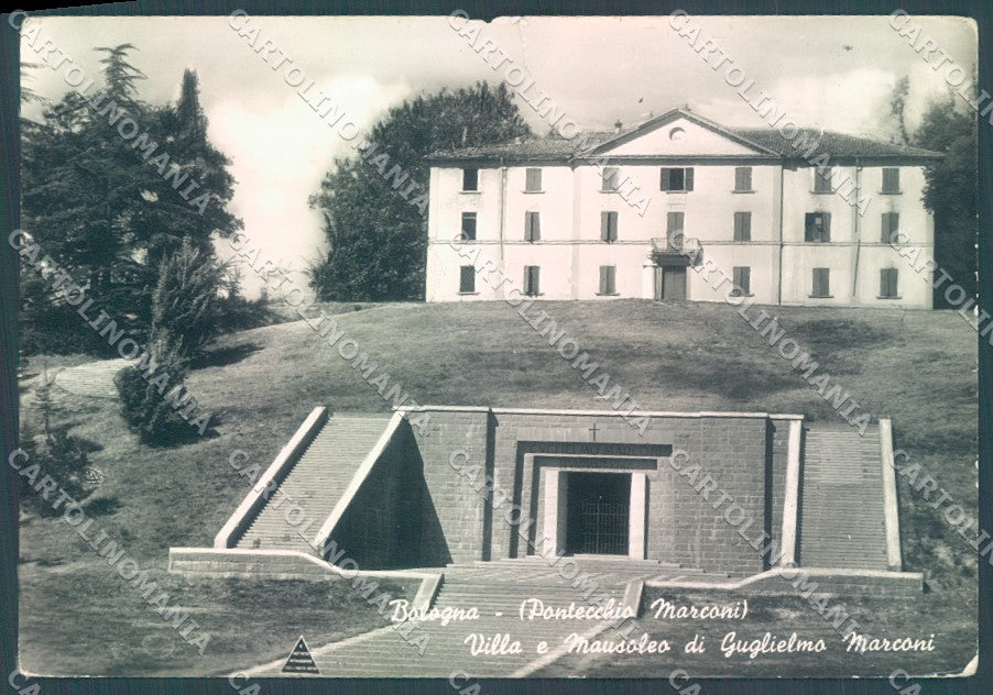 Bologna Città Villa Mausoleo Marconi STRAPPO Foto FG cartolina JK1406 – fronte