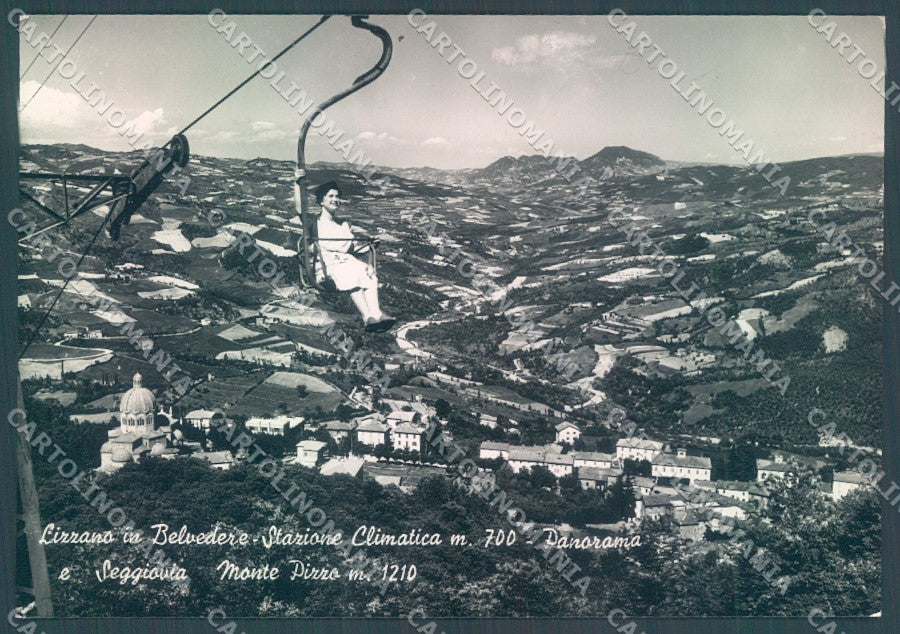 Bologna Lizzano Belvedere Seggiovia Foto FG cartolina JK1414 – fronte