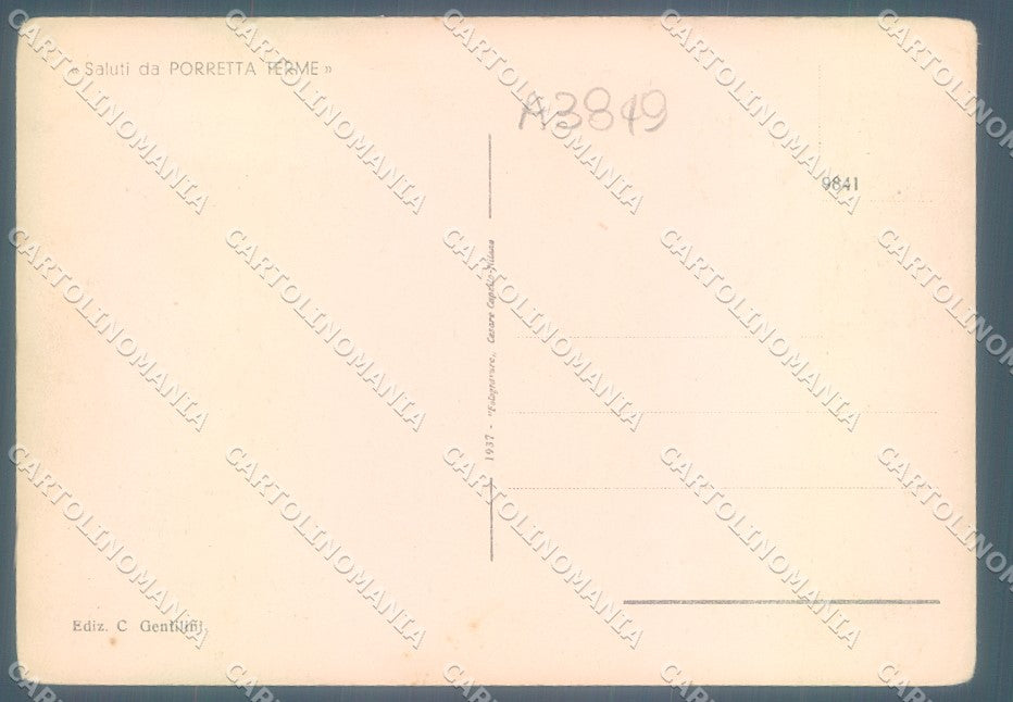 Bologna Porretta Terme Madonna del Ponte FG cartolina JK1428 – retro