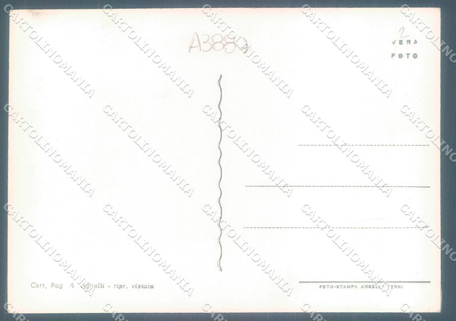 L'Aquila Città Chiesa Campo Imperatore Sci saluti da Foto FG cartolina JK1438 – retro