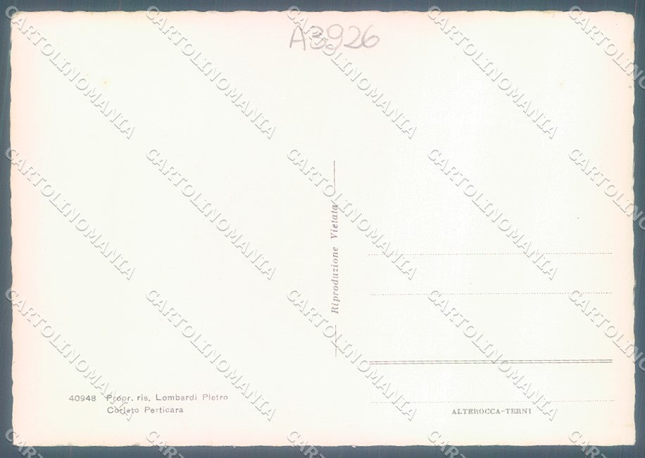 Potenza Corleto Perticara Alterocca 40948 FG cartolina JK1449 – retro