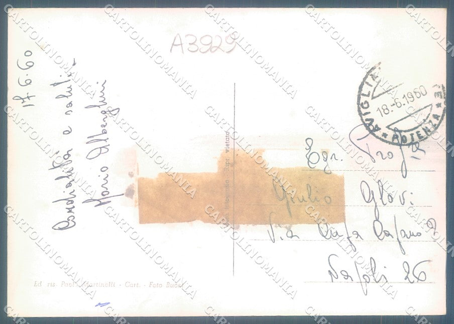 Potenza Avigliano Chiesa S. Maria degli Angeli Foto FG cartolina JK1450 – retro