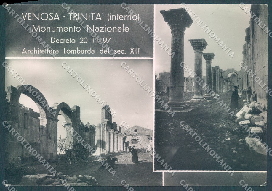 Potenza Venosa Trinita' Monumento Nazionale Foto FG cartolina JK1458 – fronte