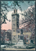 L'Aquila Città Piazza Monumento Sallustio PIEGHINA Foto FG cartolina JK1459 – fronte