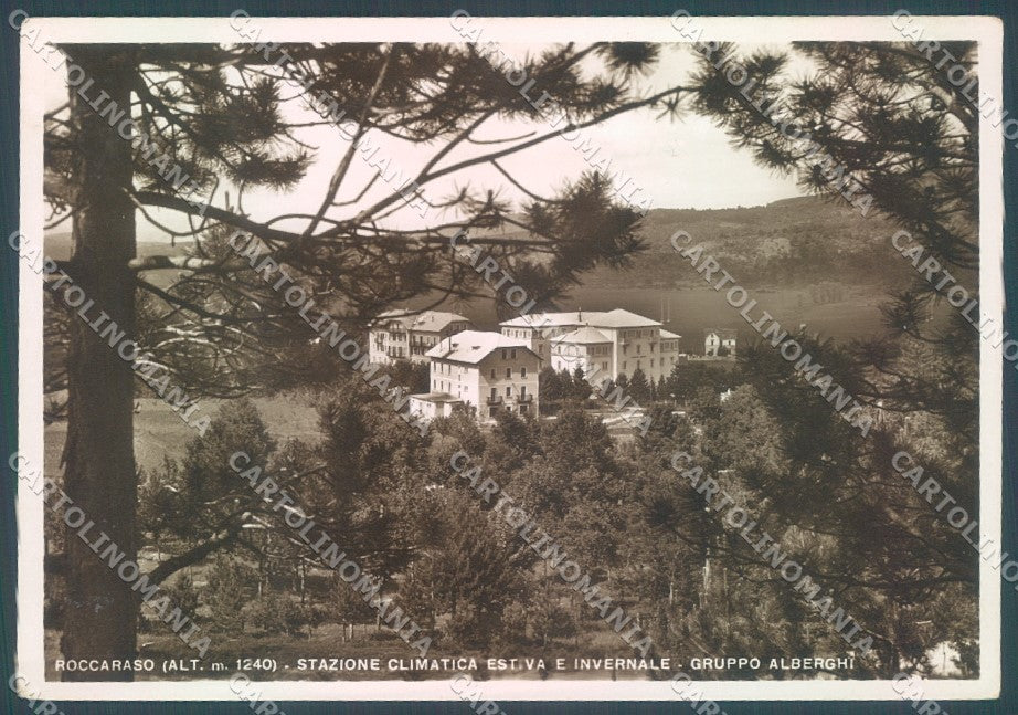L'Aquila Roccaraso Alberghi Foto FG cartolina JK1461 – fronte
