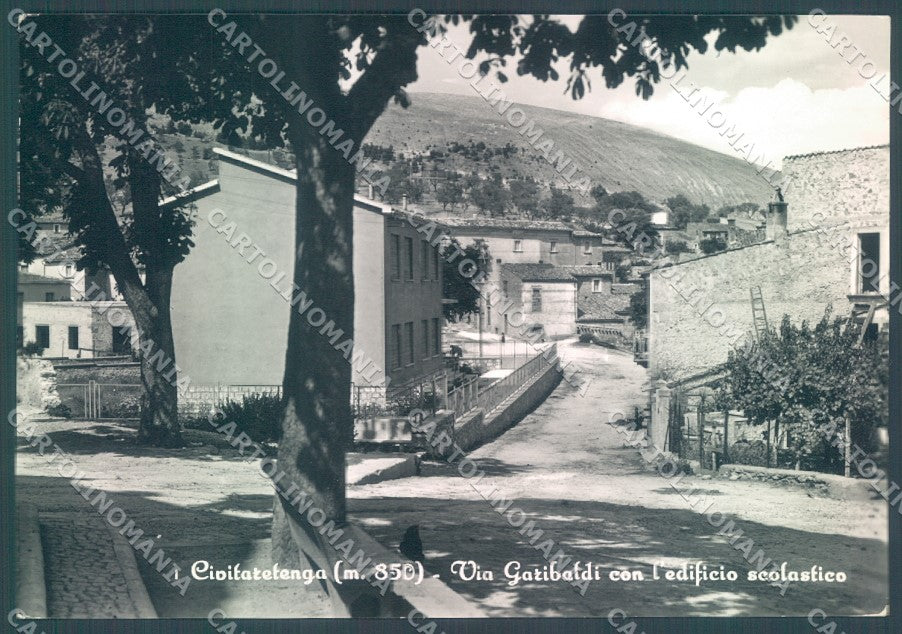 L'Aquila Civitaretenga Via Garibaldi Scuole Foto FG cartolina JK1472 – fronte
