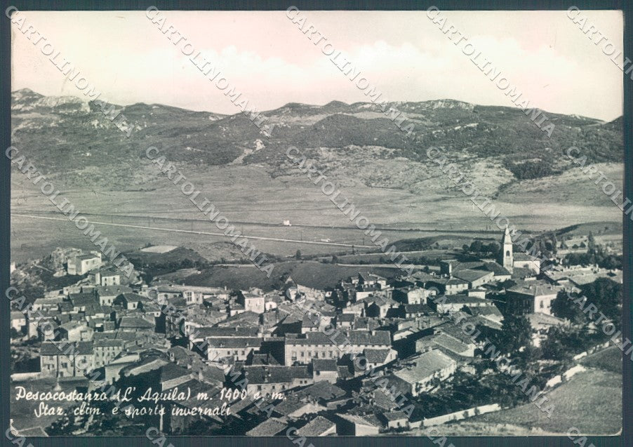 L'Aquila Pescocostanzo Foto FG cartolina JK1475 – fronte