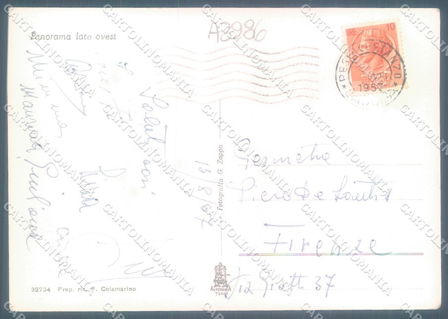 L'Aquila Pescocostanzo Foto FG cartolina JK1475 – retro