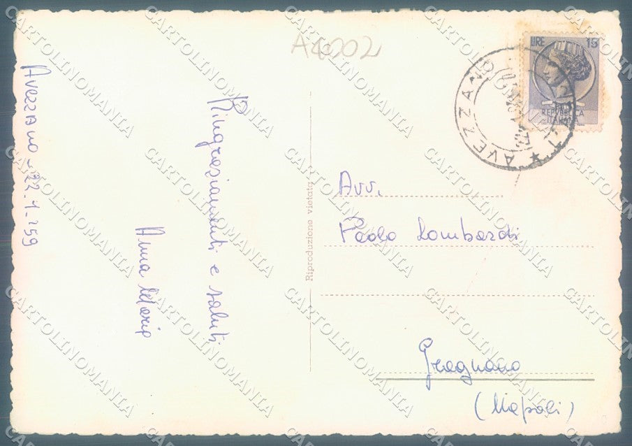 L'Aquila Avezzano Corso della Libertà Foto FG cartolina JK1481 – retro