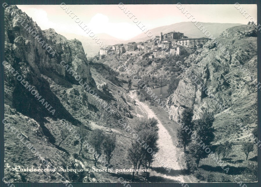 L'Aquila Castelvecchio Subequo Foto FG cartolina JK1485 – fronte