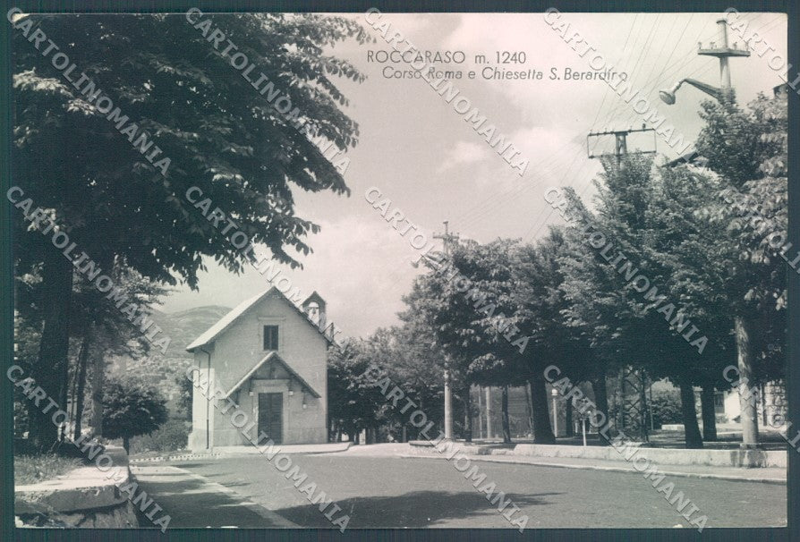L'Aquila Roccaraso Chiesetta San Berardino Foto FG cartolina JK1486 – fronte