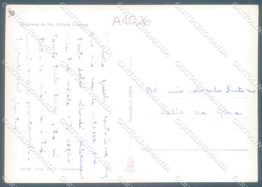 L'Aquila Pescocostanzo Chiesa Alterocca 25739 Foto FG cartolina JK1490 – retro