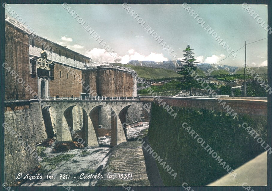 L'Aquila Città Castello Foto FG cartolina JK1491 – fronte