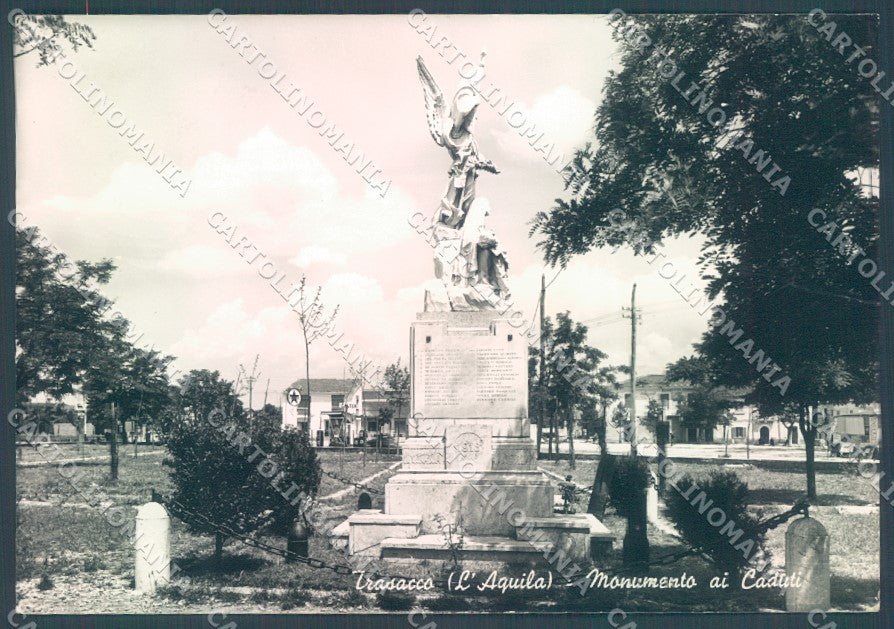 L'Aquila Trasacco Monumento Caduti Alterocca 8655 Foto FG cartolina JK1496 – fronte