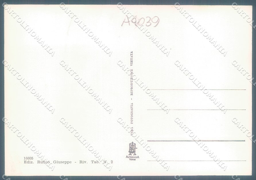 L'Aquila Tagliacozzo Piazza Obelisco Alterocca 16605 Foto FG cartolina JK1497 – retro
