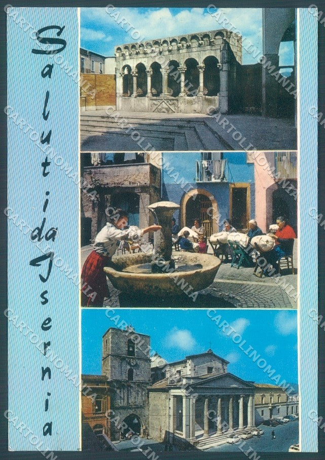 Isernia Città Chiesa saluti da FG cartolina JK1513 – fronte