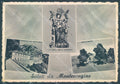 Avellino Montevergine Santuario PIEGA saluti da FG cartolina JK1530 – fronte