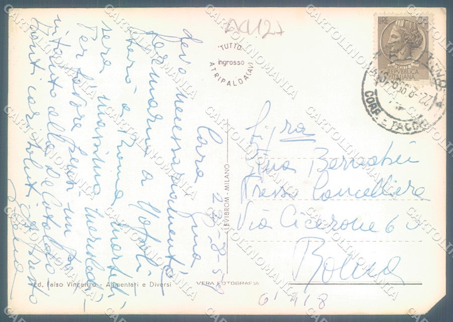 Avellino Summonte ANGOLO ROTTO Foto FG cartolina JK1535 – retro
