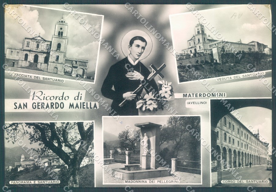 Avellino S. Gerardo Maiella Santuario Alterocca Foto FG cartolina JK1539 – fronte