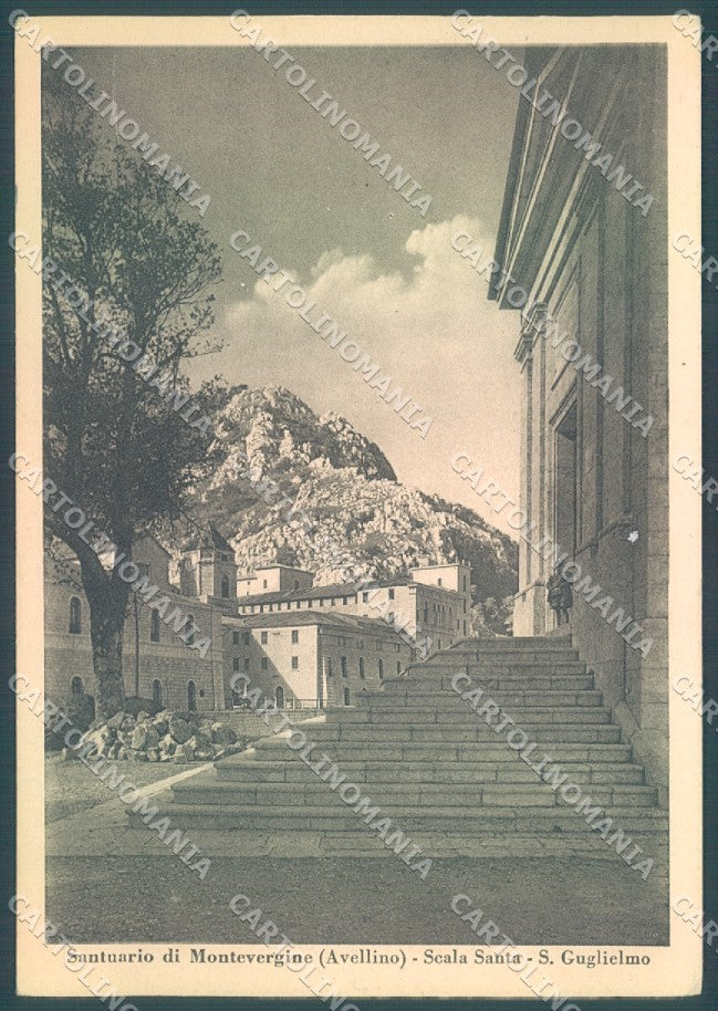 Avellino Montevergine Santuario Scala Santa S. Guglielmo FG cartolina JK1541 – fronte