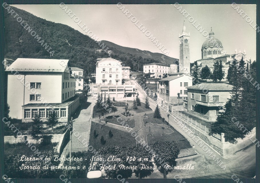 Bologna Lizzano in Belvedere Chiesa Hotel Miravalle Foto FG cartolina JK1544 – fronte
