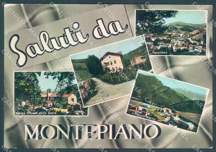 Potenza Montepiano saluti da Foto FG cartolina JK1547 – fronte