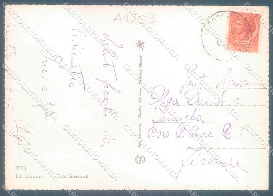 Bologna Vidiciatico Foto FG cartolina JK1557 – retro
