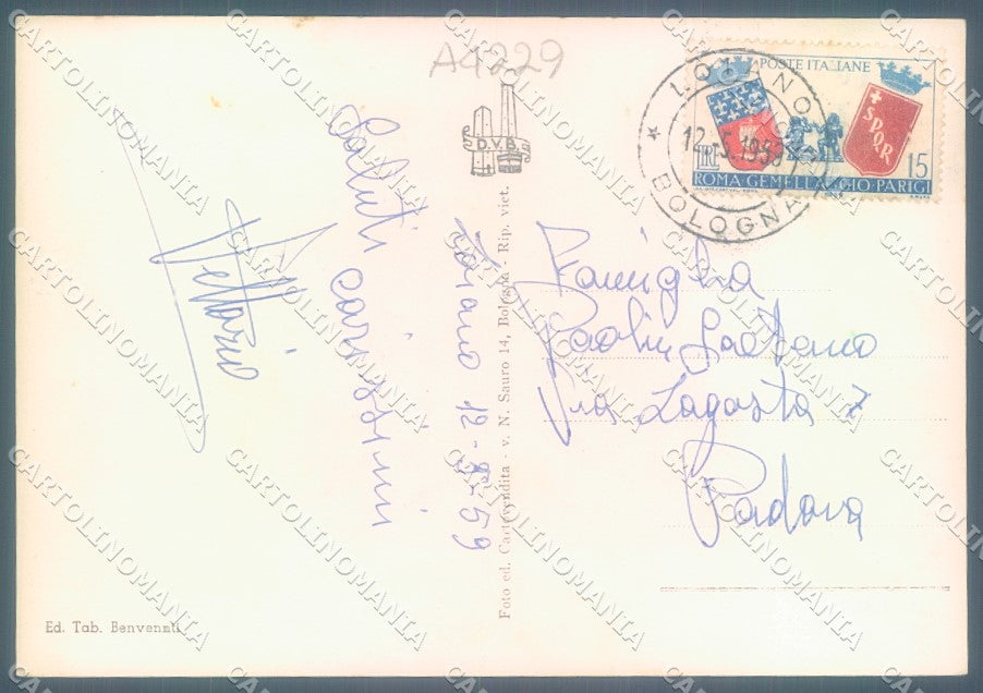 Bologna Loiano Foto FG cartolina JK1563 – retro