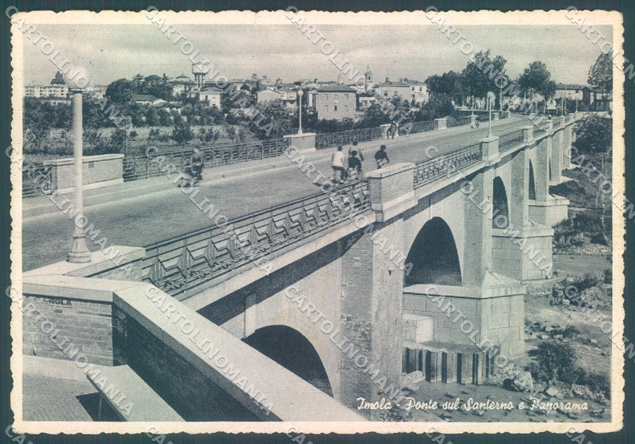 Bologna Imola Ponte sul Santerno PIEGHINA FG cartolina JK1568 – fronte