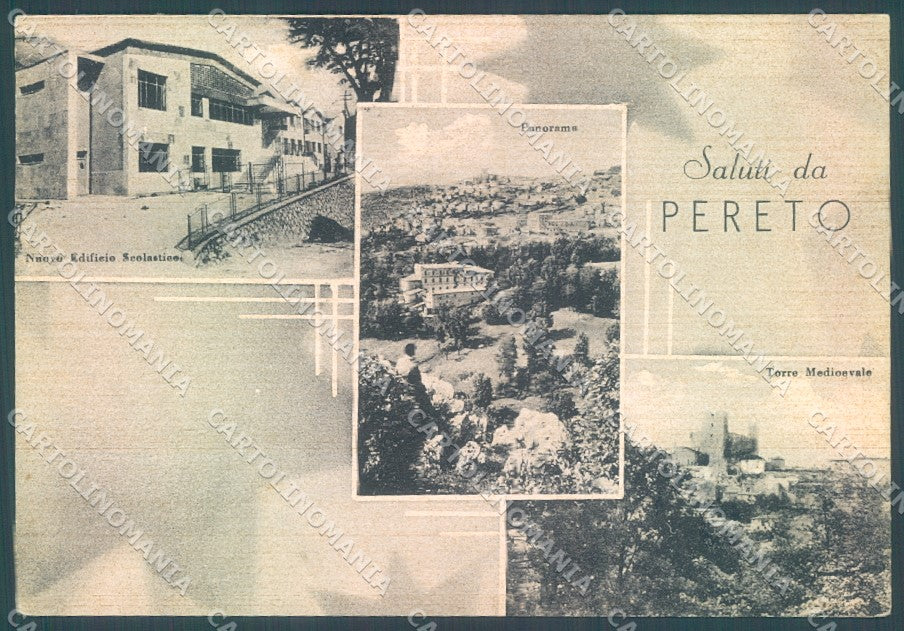 L'Aquila Pereto saluti da FG cartolina JK1569 – fronte