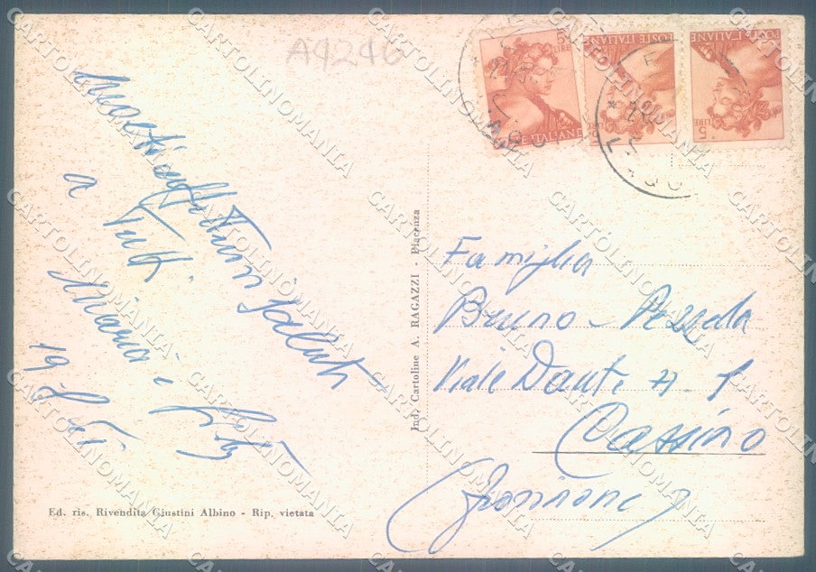 L'Aquila Pereto saluti da FG cartolina JK1569 – retro