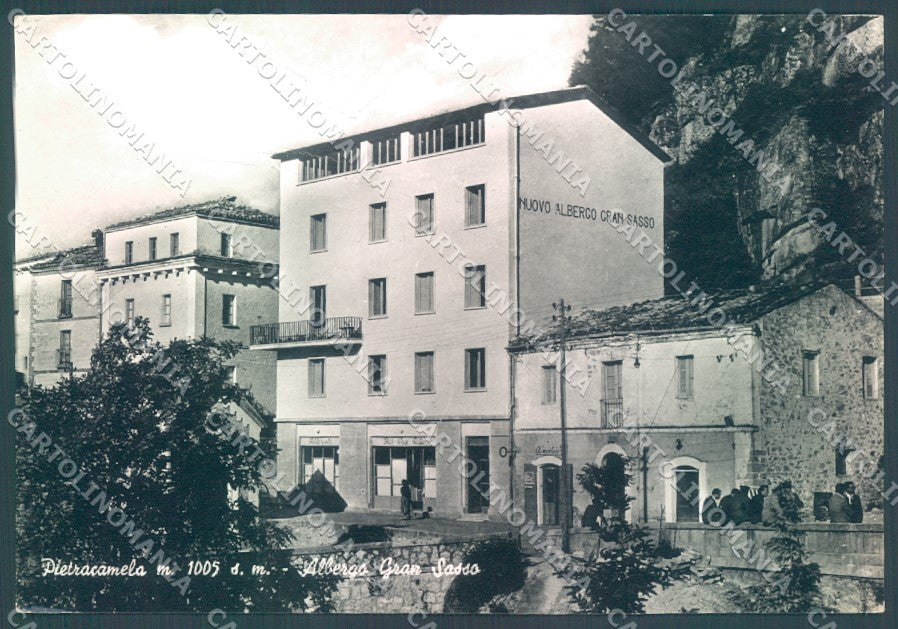 Teramo Pietracamela Albergo Gran Sasso Foto FG cartolina JK1578 – fronte