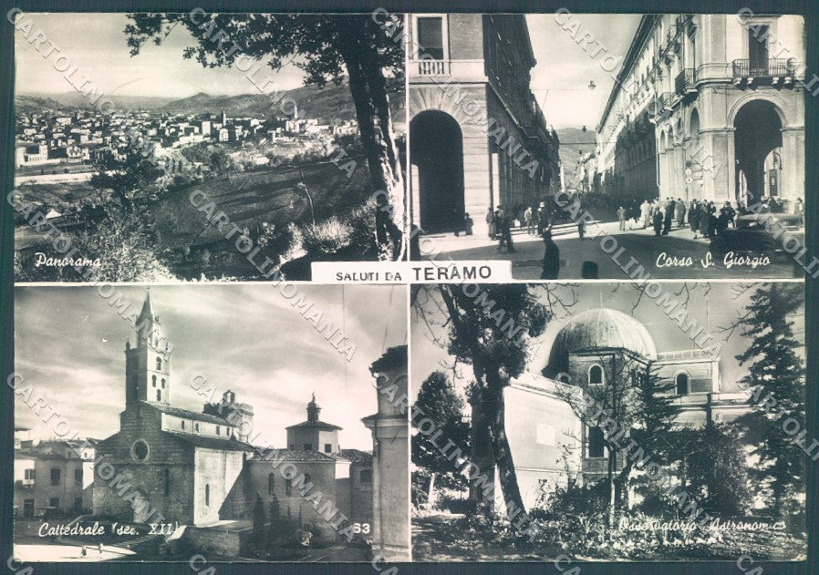 Teramo Città Cattedrale saluti da Foto FG cartolina JK1586 – fronte