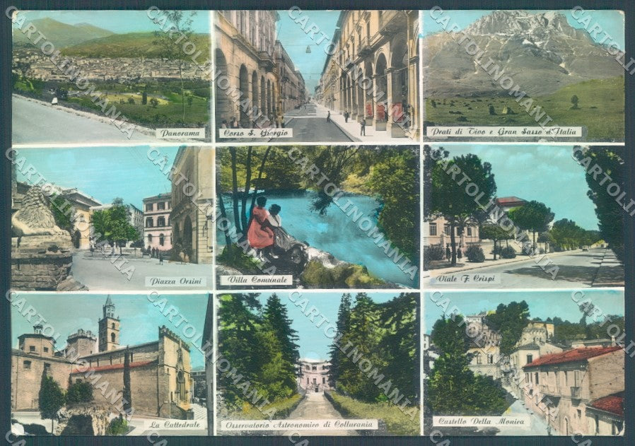 Teramo Città Cattedrale Castello Foto FG cartolina JK1587 – fronte