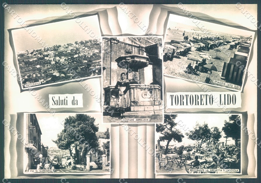 Teramo Tortoreto Costumi saluti da Alterocca 64817 Foto FG cartolina JK1591 – fronte