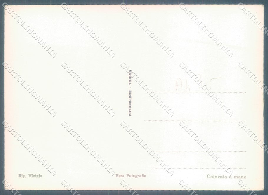 Teramo Roseto Abruzzi Costumi Lungomare Foto FG cartolina JK1600 – retro