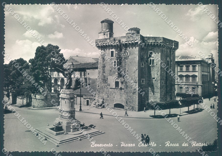Benevento Città Rocca dei Rettori Piazza Castello Foto FG cartolina JK1603 – fronte