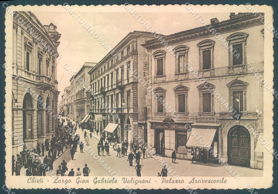 Chieti Città Palazzo Arcivescovile Alterocca 135817 FG cartolina JK1605 – fronte