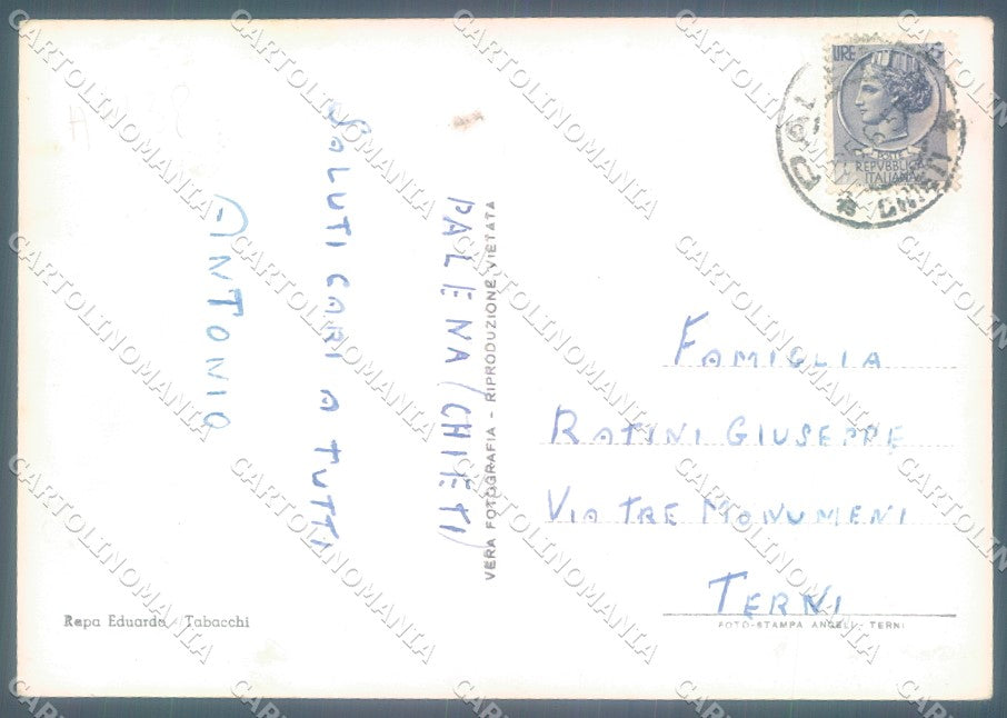 Chieti Palena Foto FG cartolina JK1613 – retro