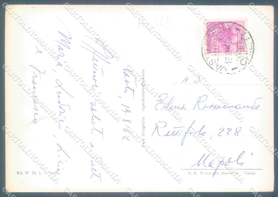 Chieti Vasto Foto FG cartolina JK1616 – retro