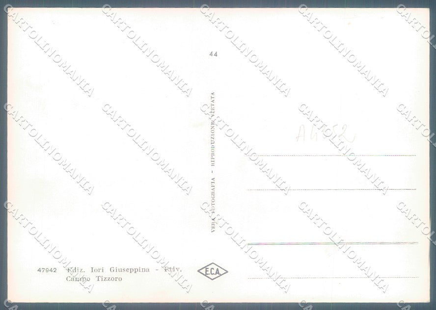 Pistoia Campo Tizzoro Foto FG cartolina JK1623 – retro
