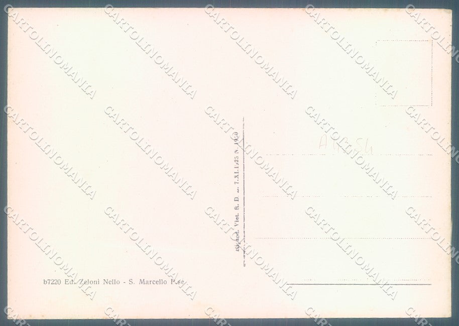 Pistoia San Marcello Pistoiese Chiesa FG cartolina JK1625 – retro