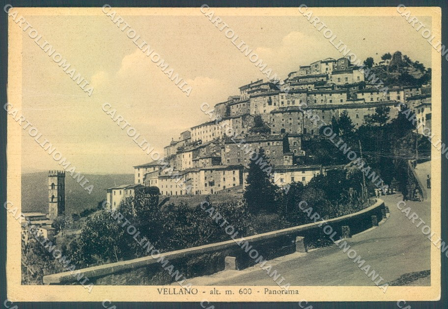 Pistoia Vellano PIEGA FG cartolina JK1636 – fronte