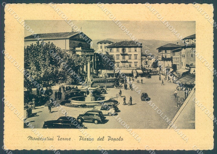 Pistoia Montecatini Piazza del Popolo Alterocca 25664 FG cartolina JK1640 – fronte