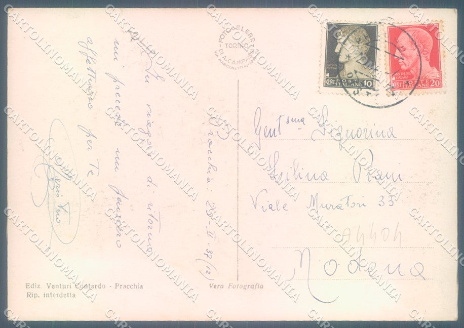 Pistoia Pracchia STRAPPINO Foto FG cartolina JK1650 – retro