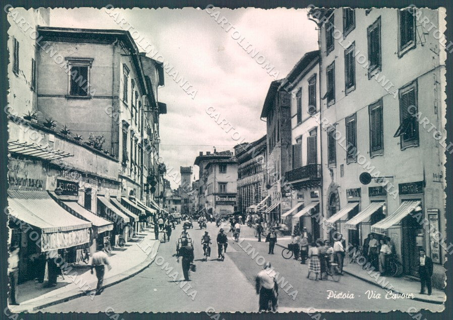Pistoia Città Via Cavour Foto FG cartolina JK1653 – fronte