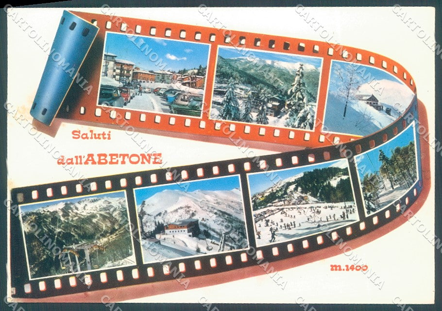 Pistoia Abetone saluti da Foto FG cartolina JK1660 – fronte