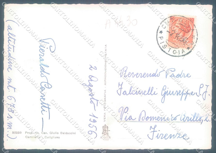 Pistoia Cutigliano Alterocca 50259 Foto FG cartolina JK1664 – retro