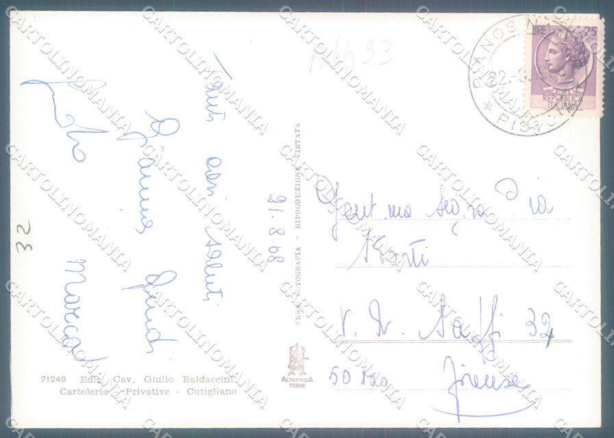 Pistoia Cutigliano Alterocca 71249 Foto FG cartolina JK1667 – retro